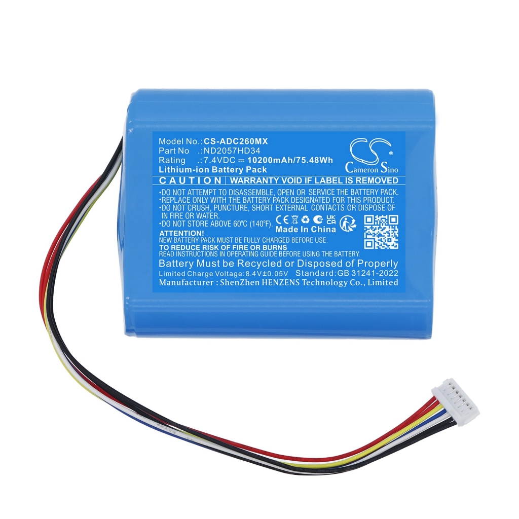 Battery compatible with Suntech Adc CS-ADC260MX