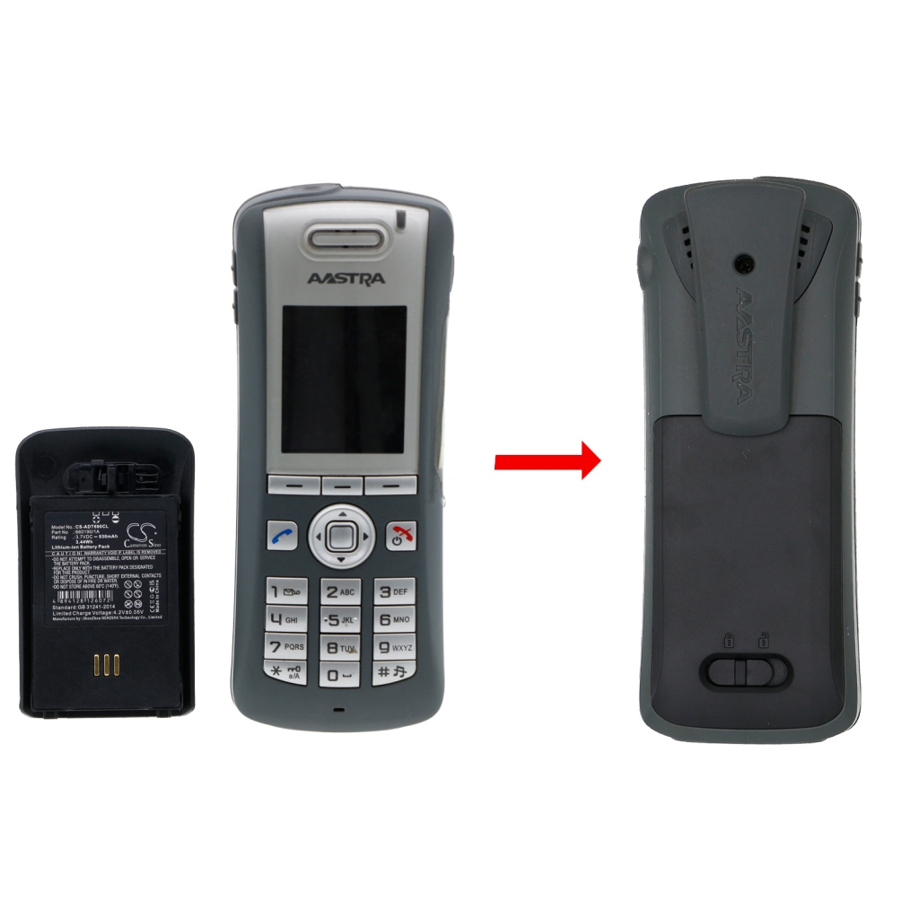 Baterija za bežični telefon Unify CS-ADT690CL