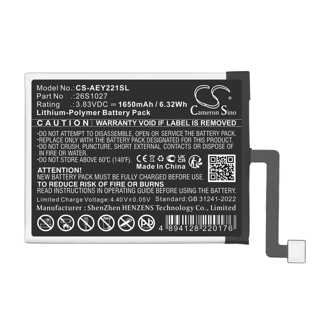 Batteries Ebook, eReader Battery CS-AEY221SL