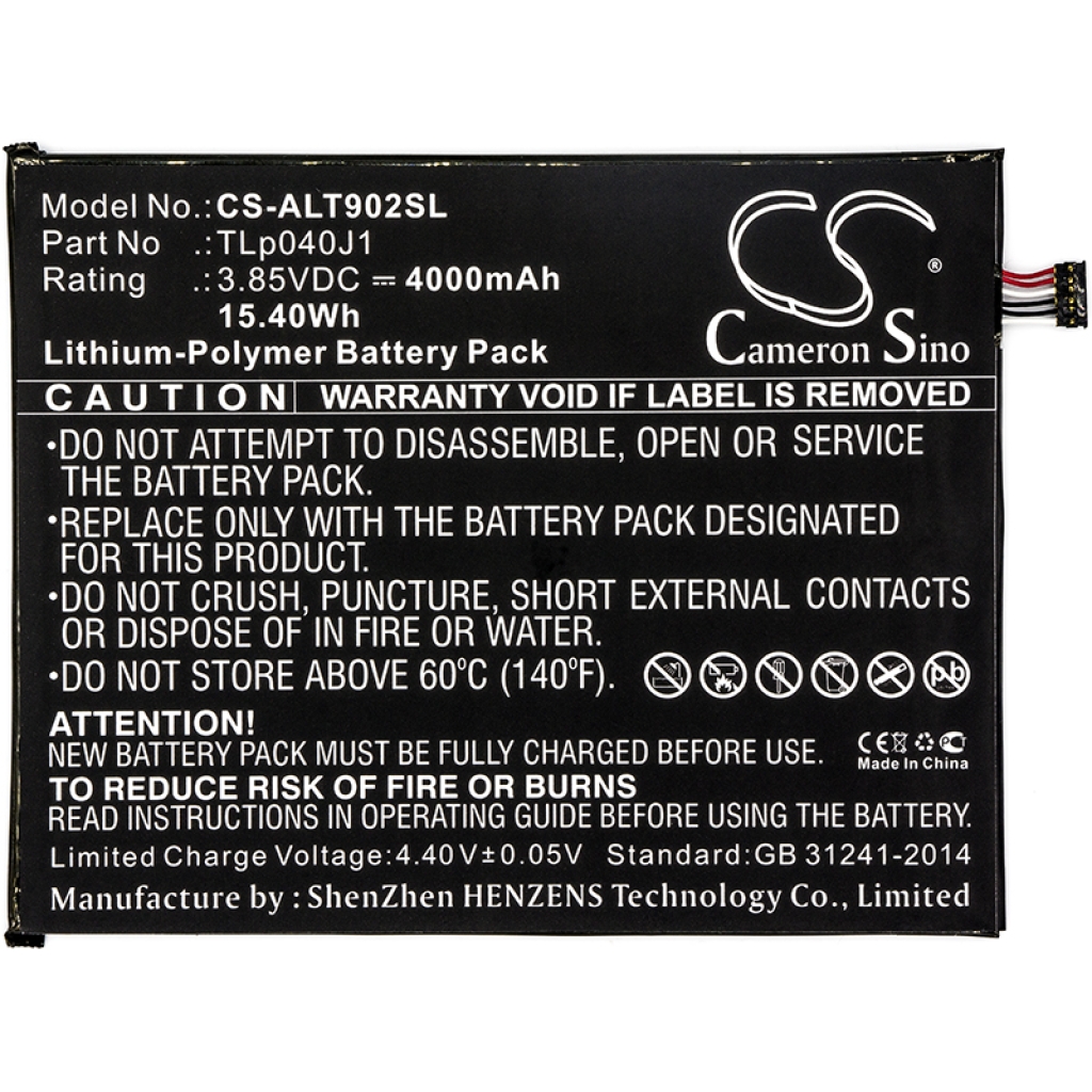 Baterija za tablet Alcatel CS-ALT902SL