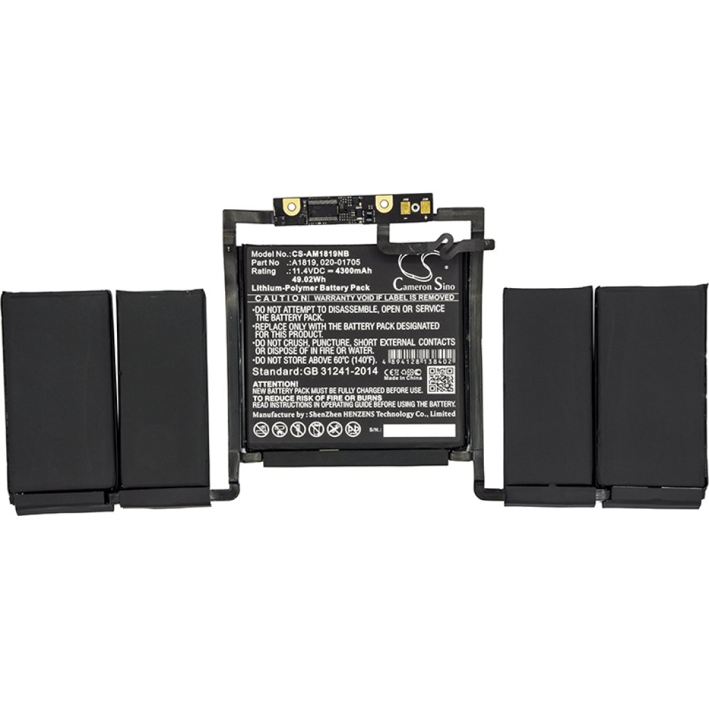 Kompatibilna zamjena baterije za Apple 020-01705,A1819