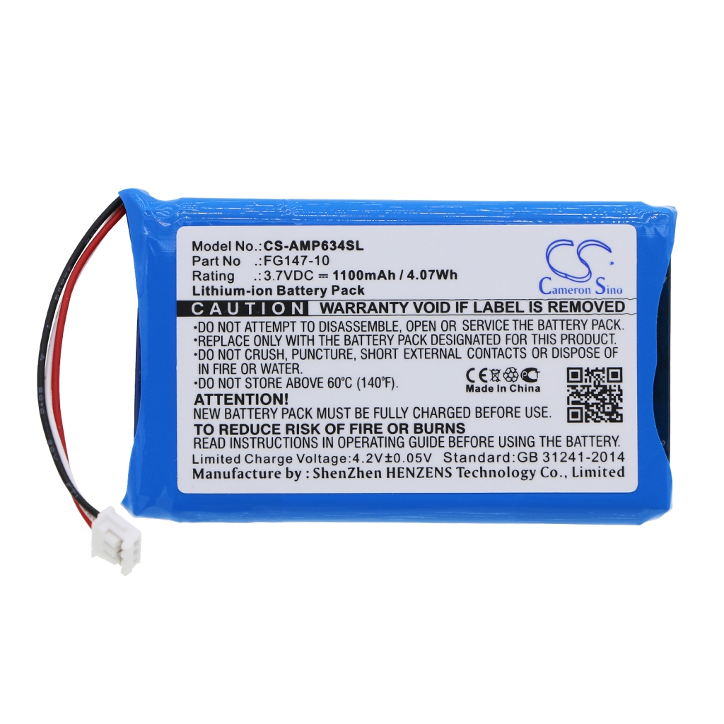Baterija za daljinski upravljač Amx Mio Modero remote controls (CS-AMP634SL)