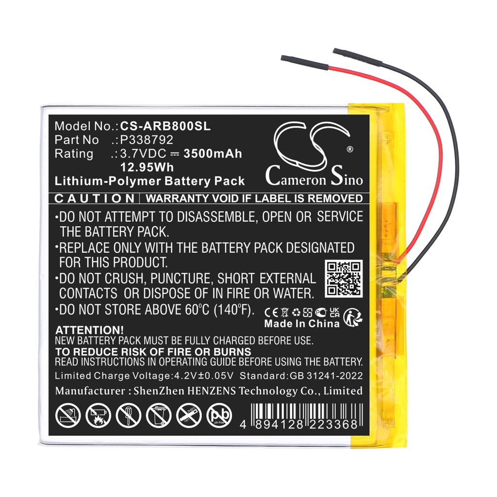 Battery Replaces P338792
