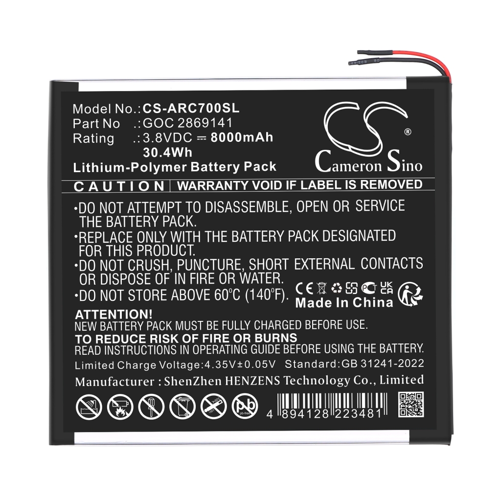 Battery Replaces GOC 2869141