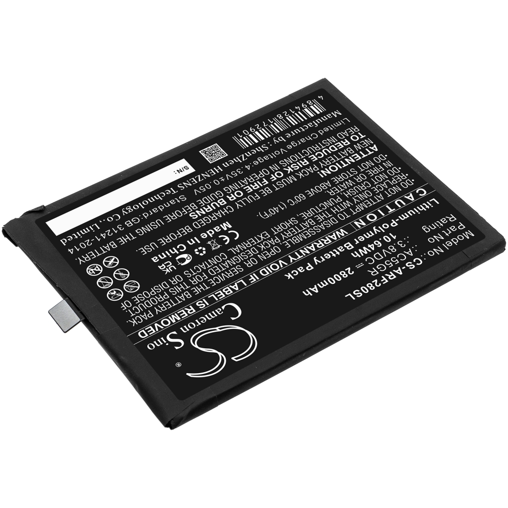 Kompatibilna zamjena baterije za Archos AC55GR