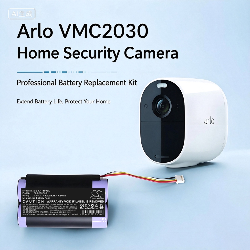 Baterije kompatibilno s Arlo Essential Spotlight Security Camera VMC2030 Spotlight Single Wireless Camera VMC2030B Wireless Surveillance Camera CS-ART100SL