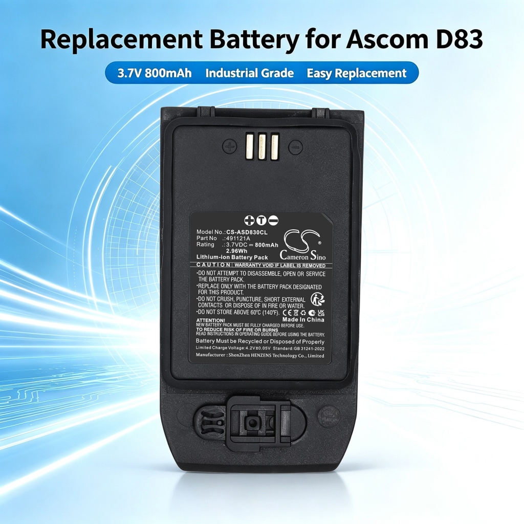 Battery for ASCOM DH8-ABAA/1C D83 Protector