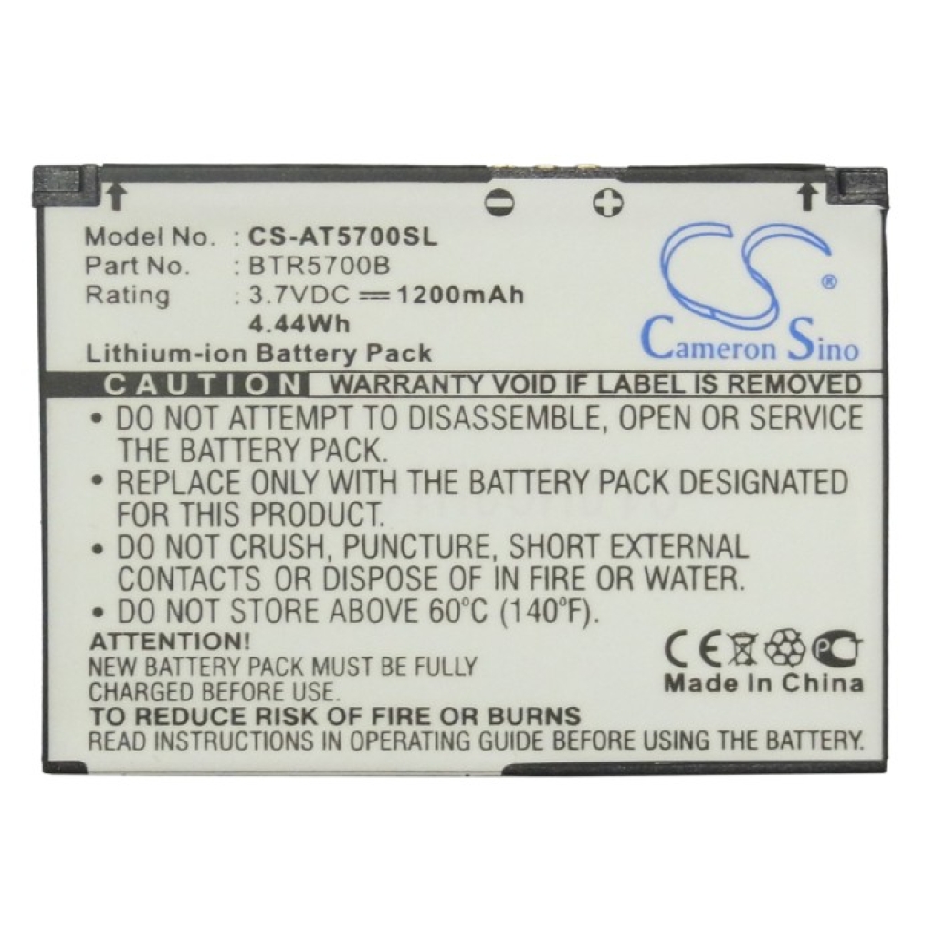 Baterija za mobilni telefon Audiovox SMT5700