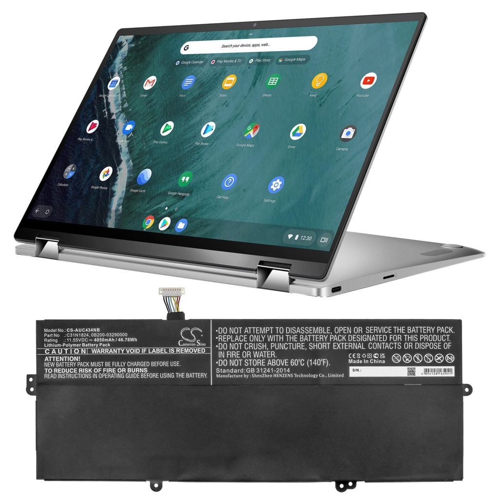 Kompatibilna zamjena baterije za Asus 0B200-03290000,C31N1824