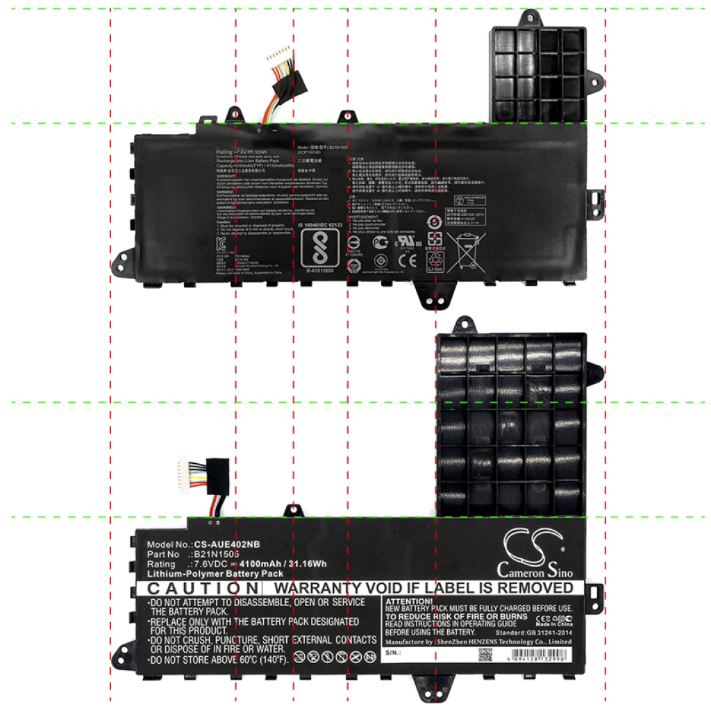 Baterija za prijenosno računalo Asus CS-AUE402NB