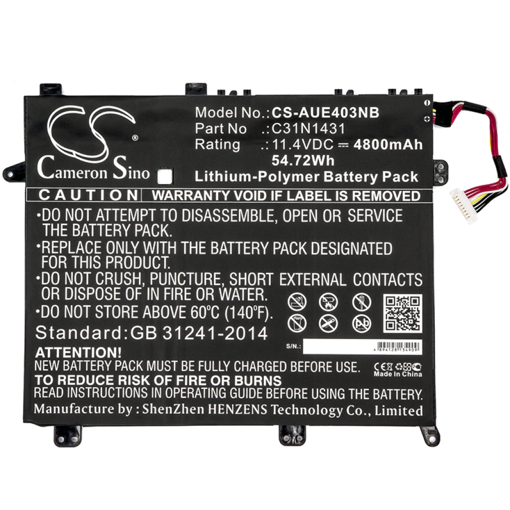 Baterija za prijenosno računalo Asus CS-AUE403NB
