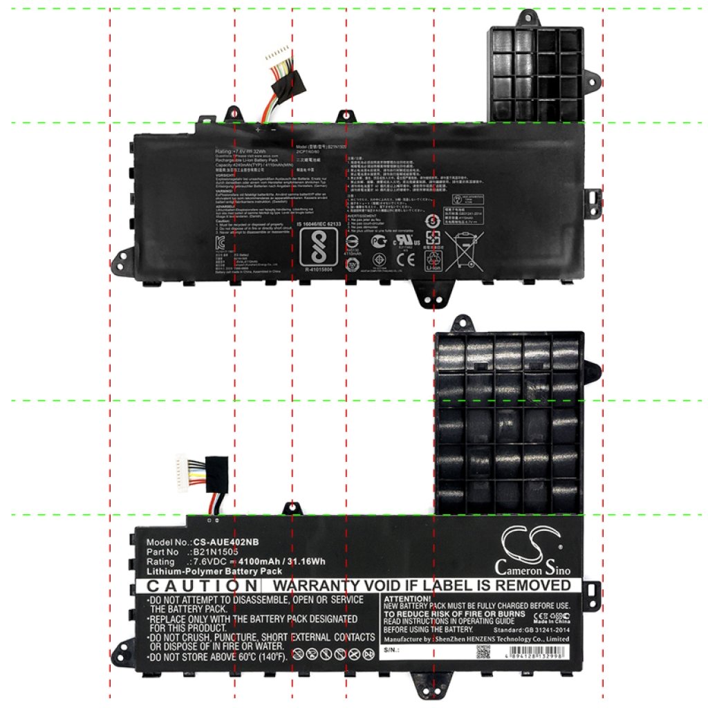 Baterija za prijenosno računalo Asus CS-AUE402NB