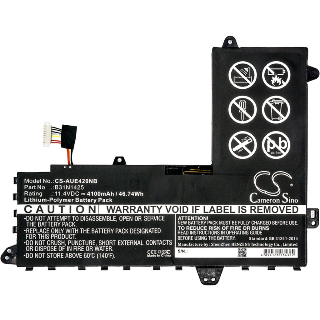 Kompatibilna zamjena baterije za Asus 0B200-01400100,B31N1425