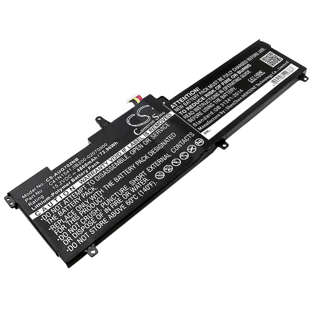 Kompatibilna zamjena baterije za Asus 0B200-02070000,C41N1541