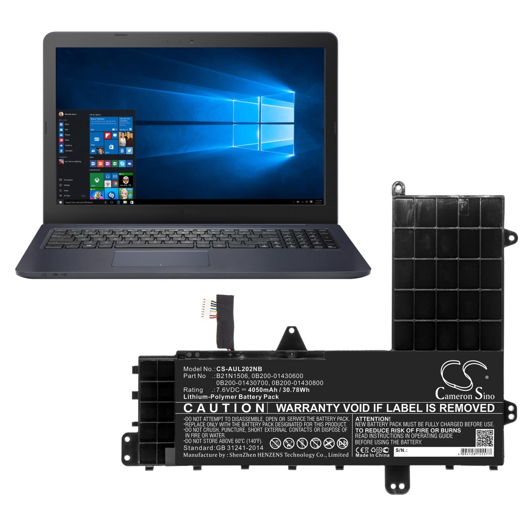 Baterija za prijenosno računalo Asus EeeBook E502SA-XO141D