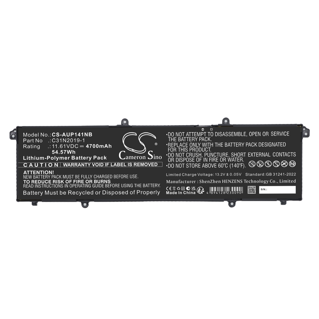 Baterija kompatibilno s Asus CS-AUP141NB