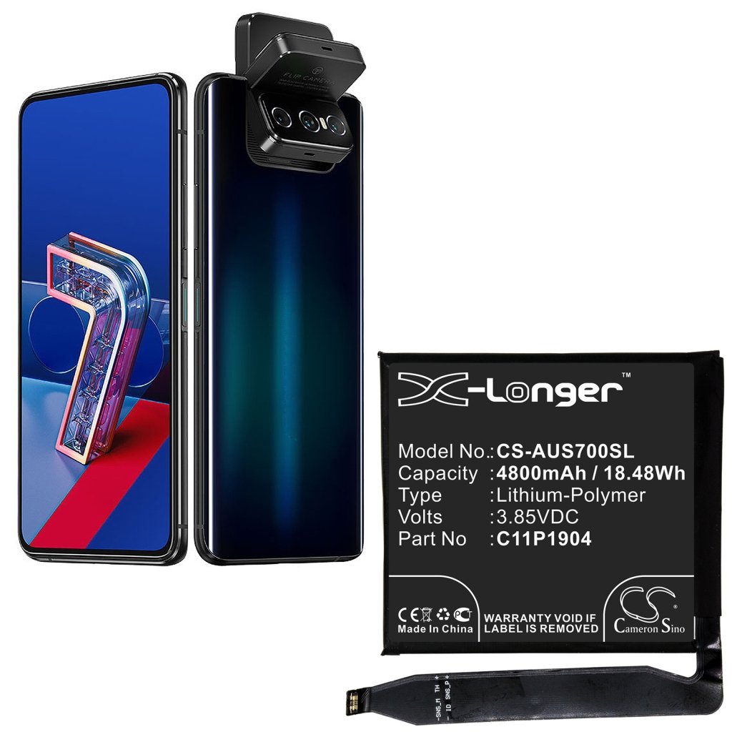 Kompatibilna zamjena baterije za Asus 0B200-03740200,C11P1904