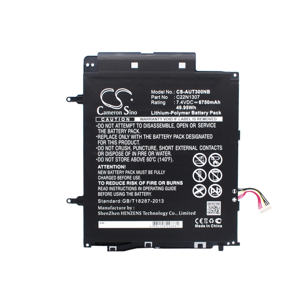 Kompatibilna zamjena baterije za Asus 0B200-00570000,C22N1307