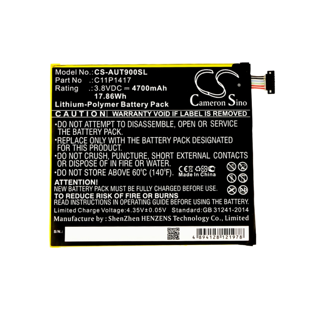 Baterija za tablet Asus CS-AUT900SL