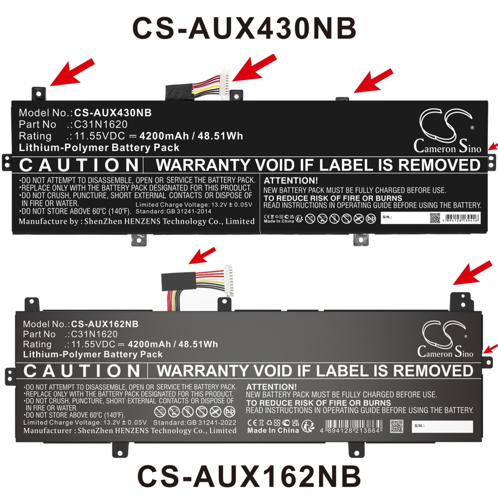 Baterija za prijenosno računalo Asus CS-AUX162NB