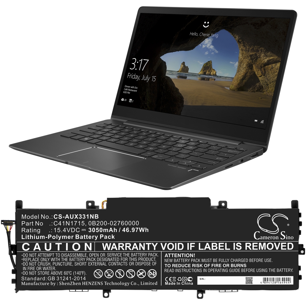 Baterija za prijenosno računalo Asus Zenbook 13 UX331UN-EG006T