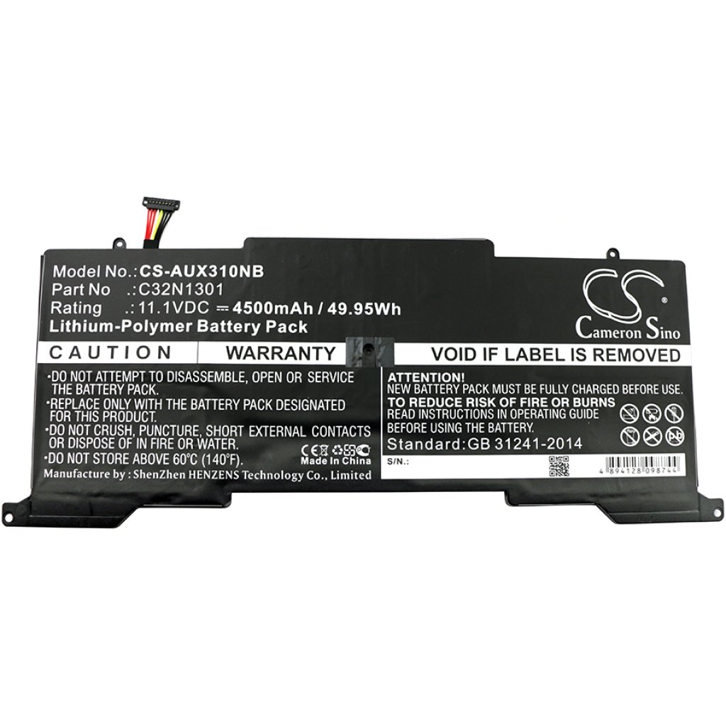 Kompatibilna zamjena baterije za Asus 0B200-00510000,C32N1301