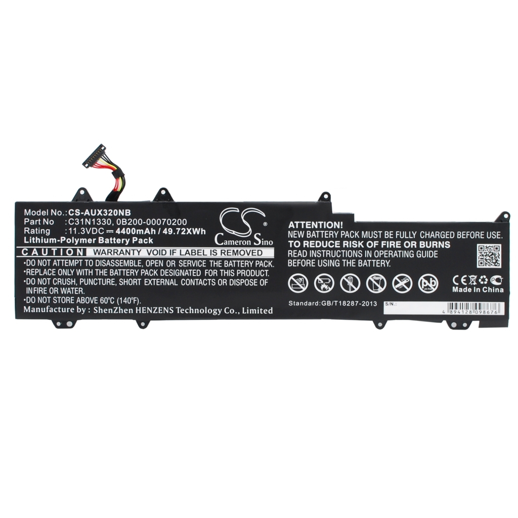 Kompatibilna zamjena baterije za Asus 0B200-00070200,C31N1330