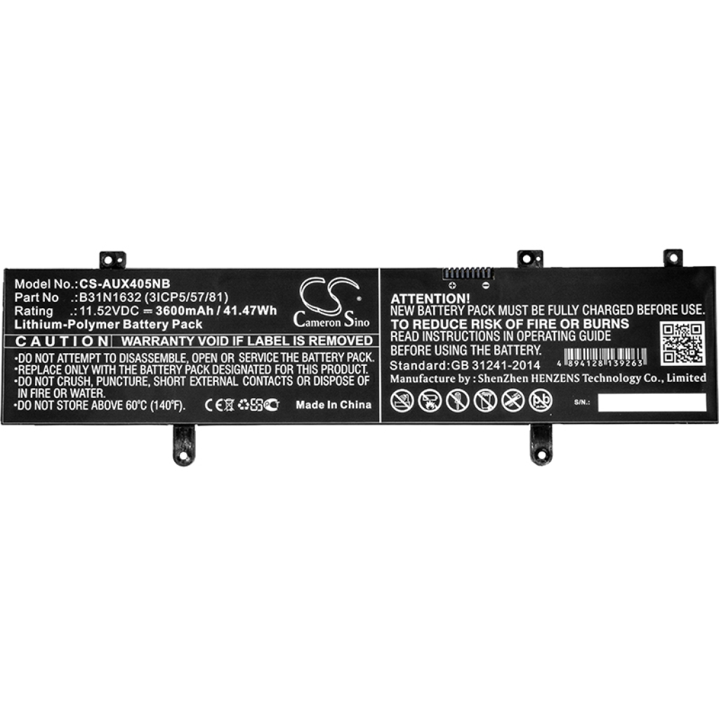 Baterija za prijenosno računalo Asus CS-AUX405NB