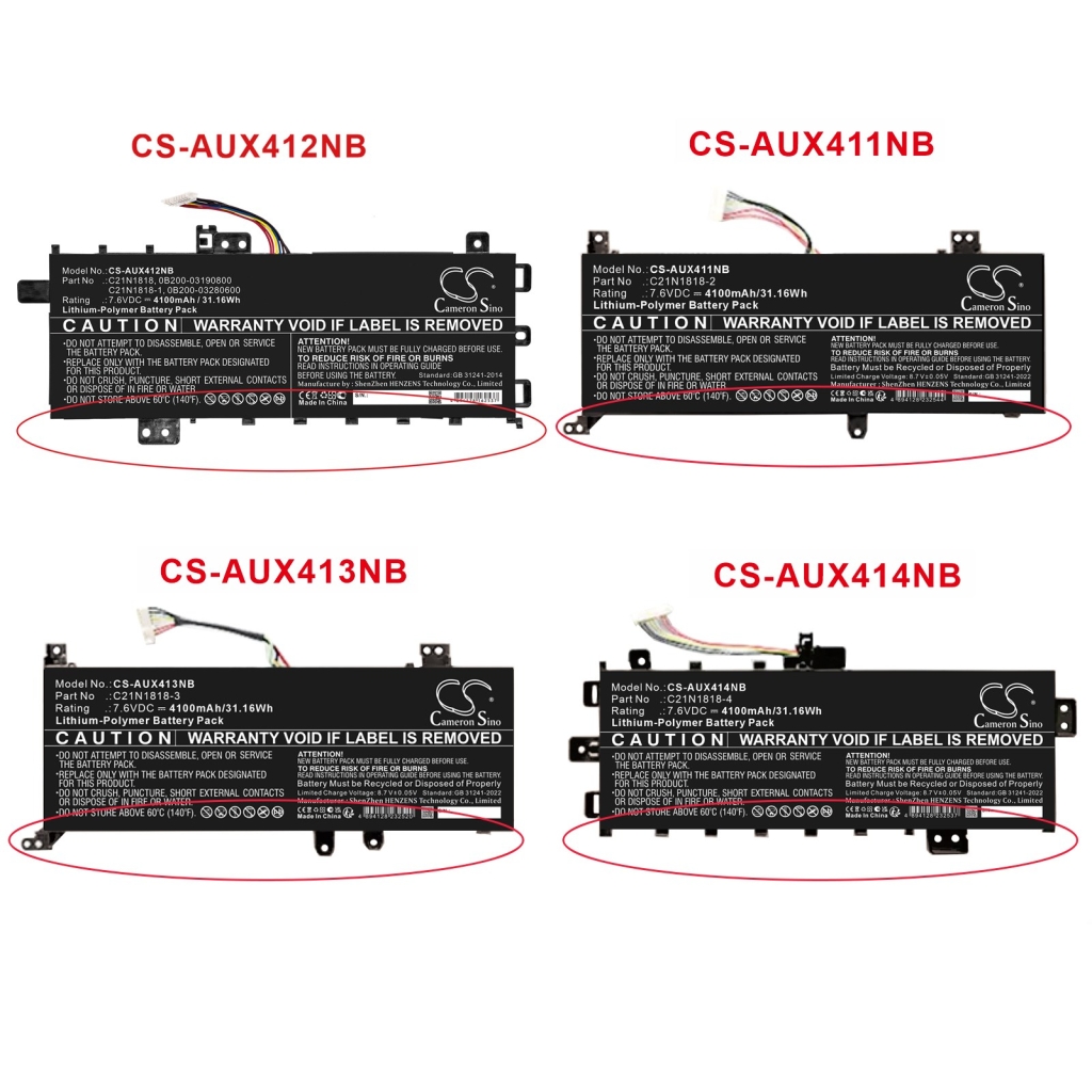 Baterije kompatibilno s Asus F409 F409 CS-AUX413NB