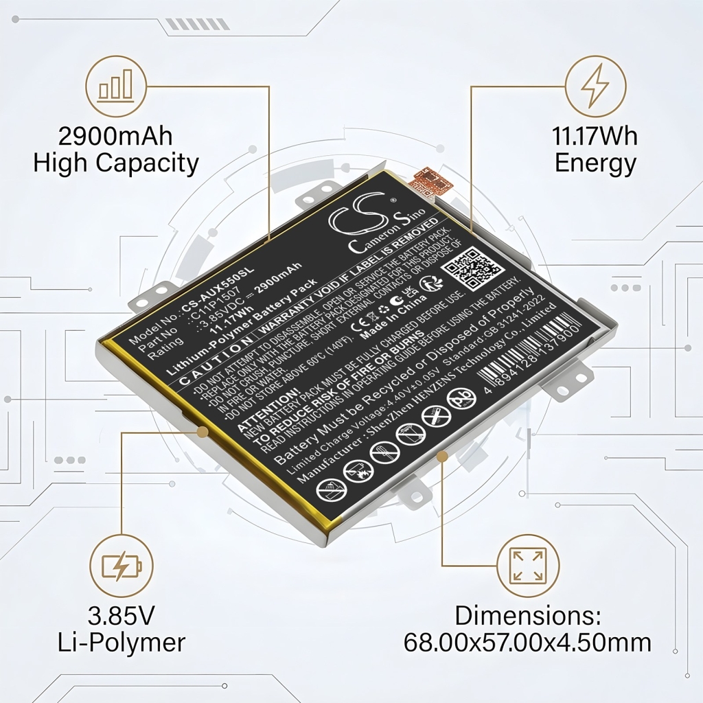 Baterija kompatibilno s Asus CS-AUX550SL