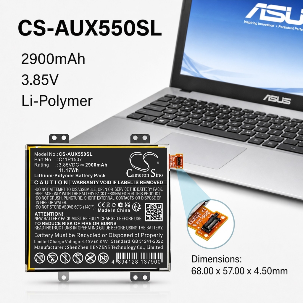 Baterija kompatibilno s Asus CS-AUX550SL