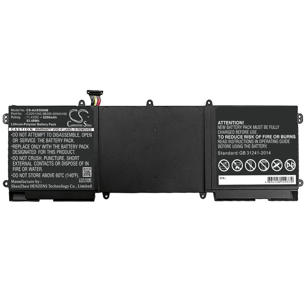 Kompatibilna zamjena baterije za Asus 0B200-00940100,C32N1340