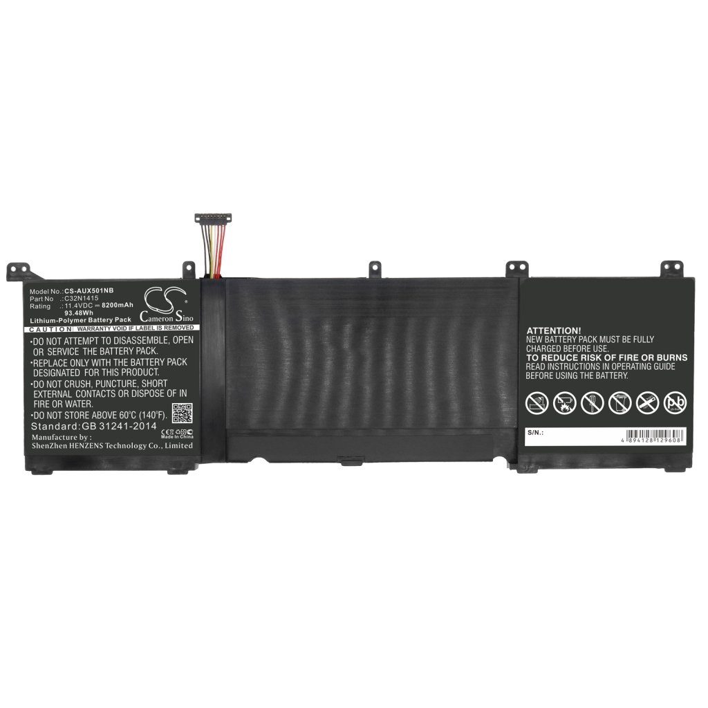 Kompatibilna zamjena baterije za Asus 0B200-01250000,C32N1415