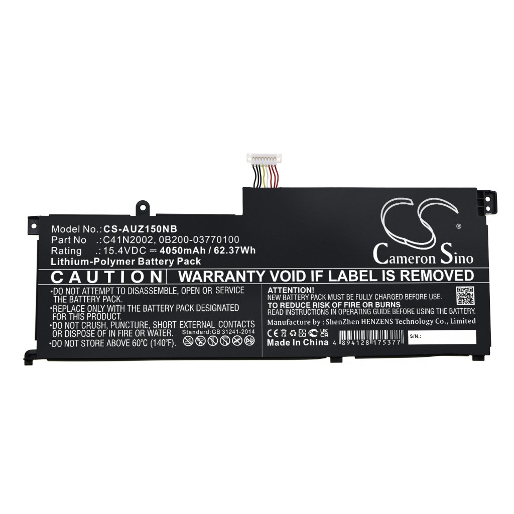 Kompatibilna zamjena baterije za Asus 0B200-03770100,C41N2002