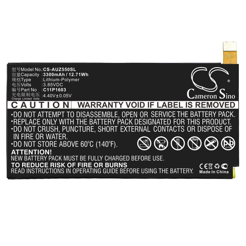 Kompatibilna zamjena baterije za Asus C11P1603,C11P1603 ( 1ICP4/59/115 )