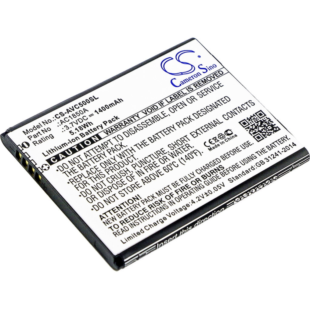 Kompatibilna zamjena baterije za Archos AC1850A