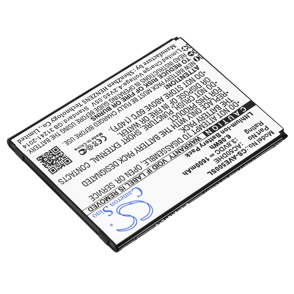 Baterija za mobilni telefon Archos 50d Helium (CS-AVE500SL)