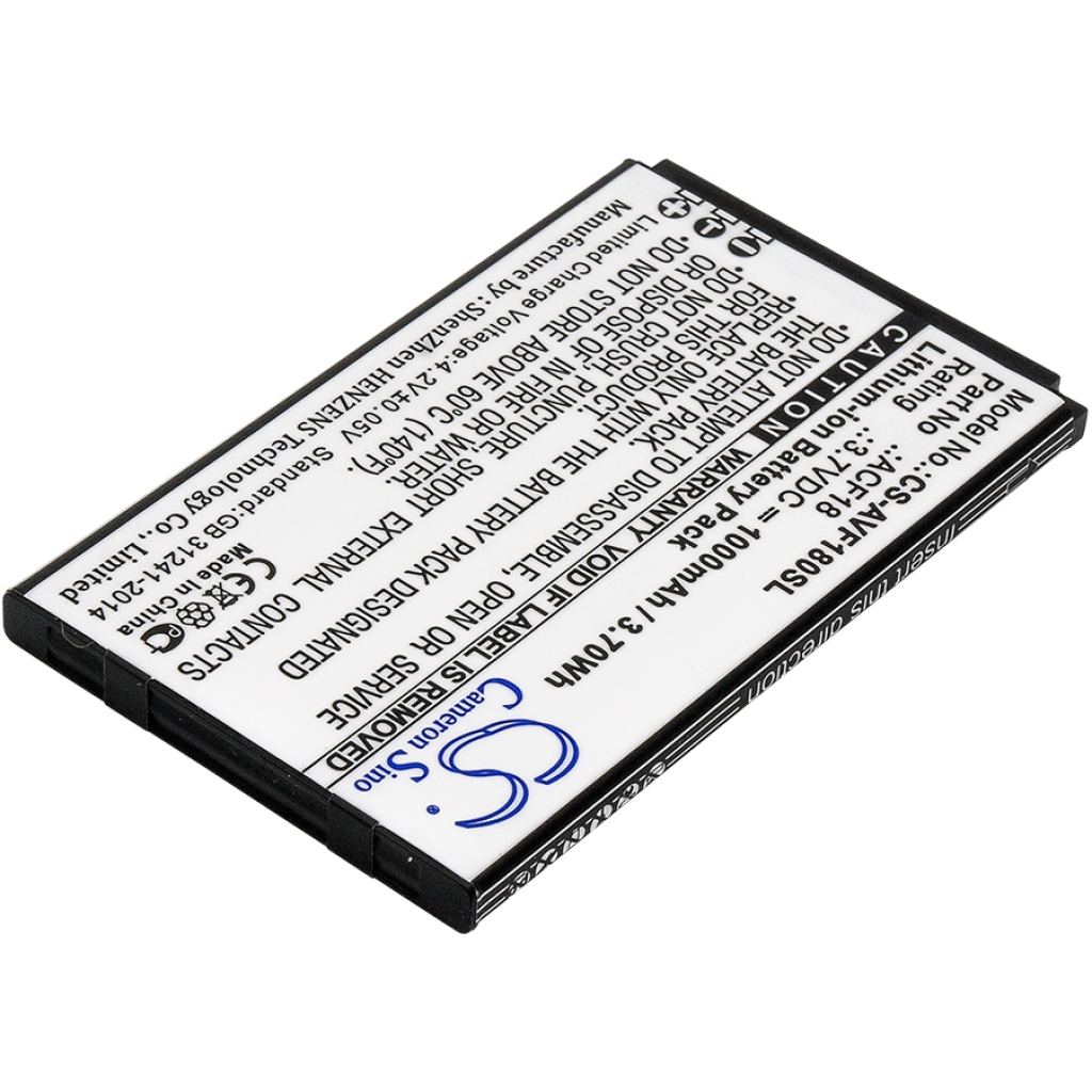Baterija za mobilni telefon Archos CS-AVF180SL