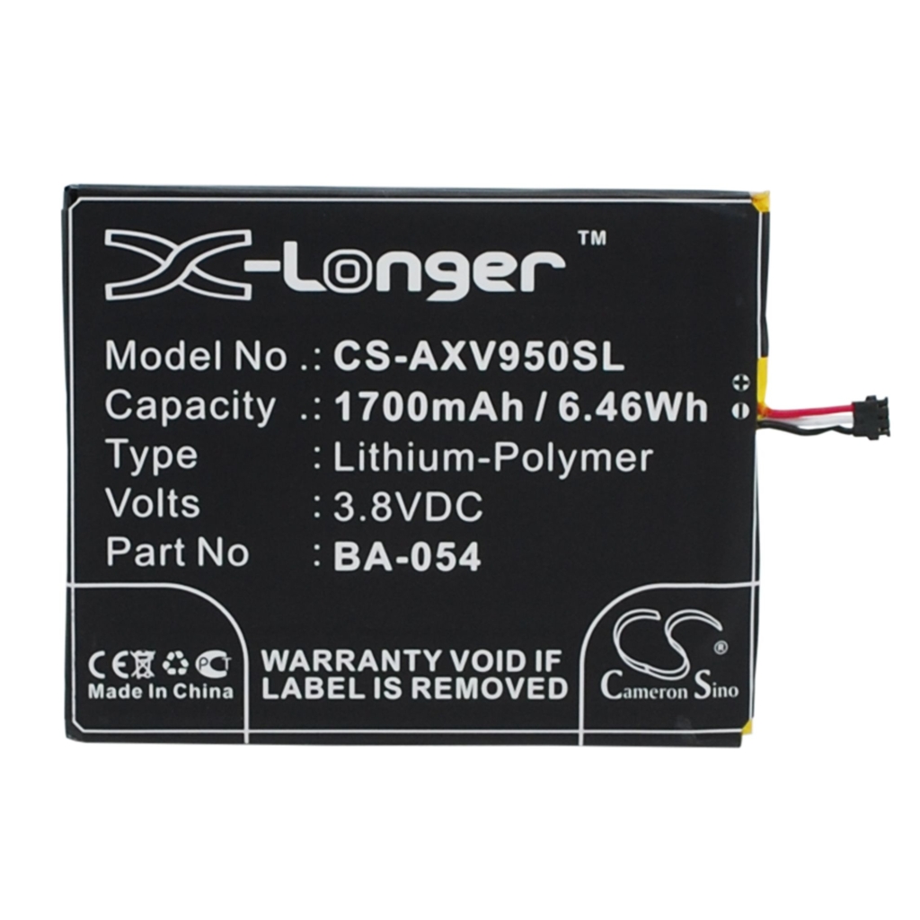 Baterija kompatibilno s Aux CS-AXV950SL