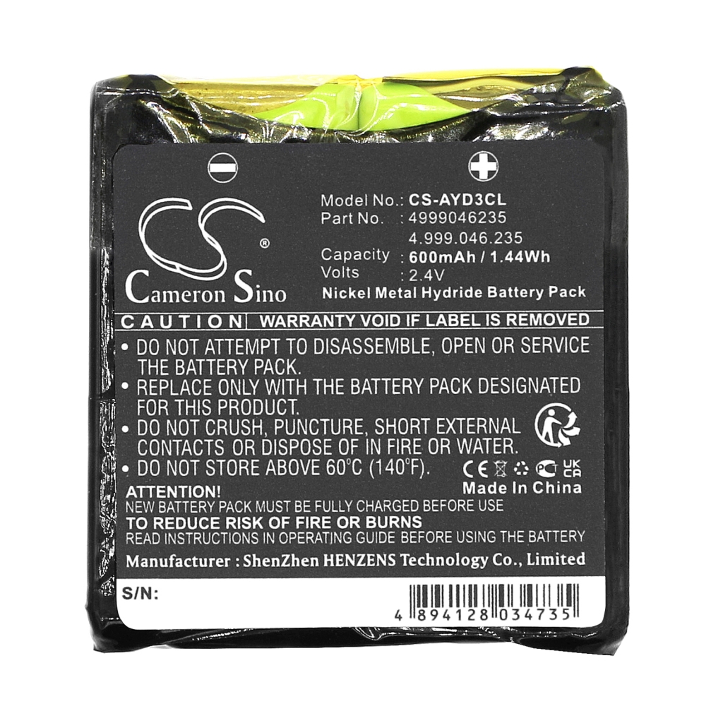Baterija za bežični telefon Avaya C4065R (CS-AYD3CL)