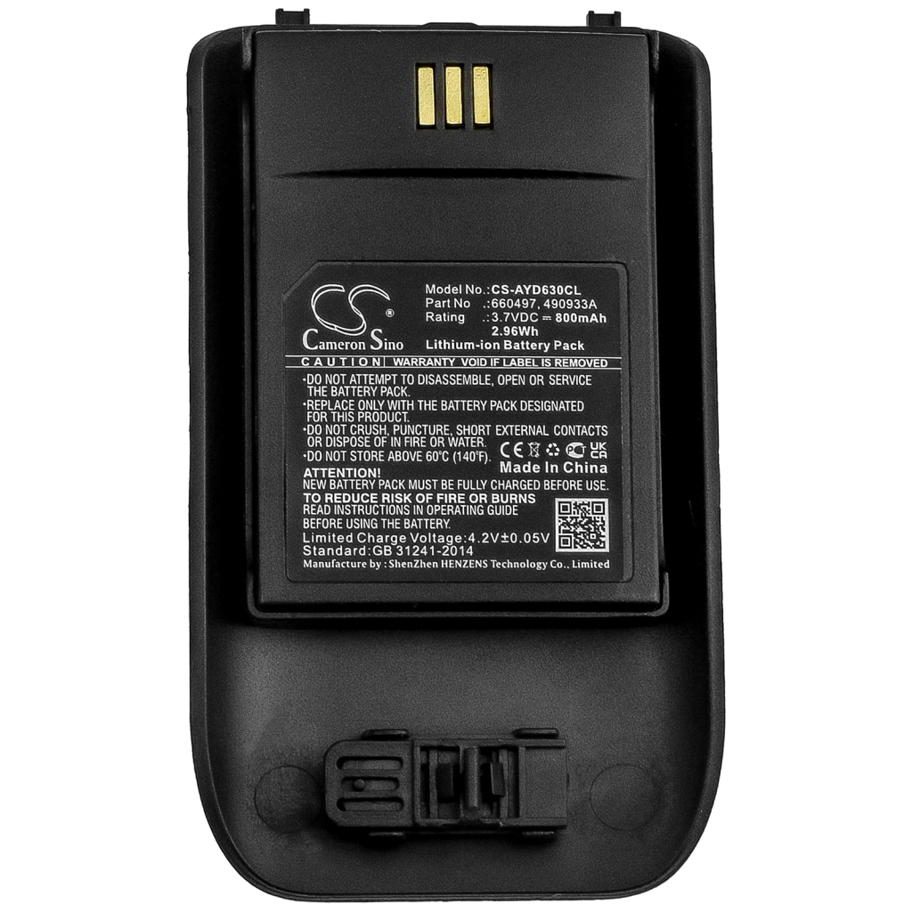 Kompatibilna zamjena baterije za Innovaphone 490933A,660497