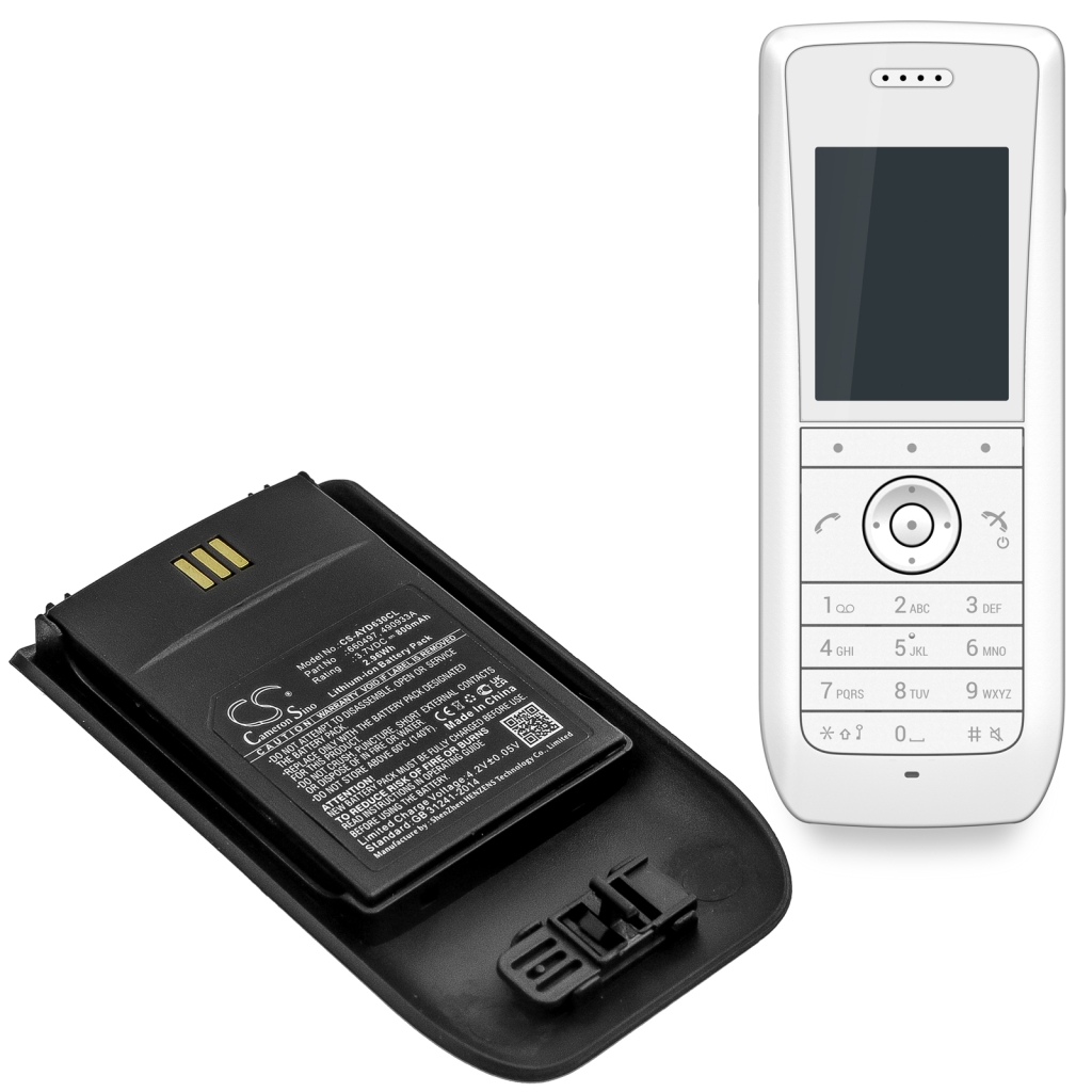 Kompatibilna zamjena baterije za Innovaphone 490933A,660497