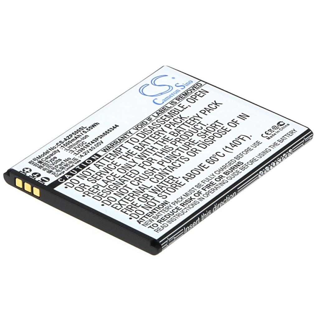 Kompatibilna zamjena baterije za ZTE LI3818T43P3H665344