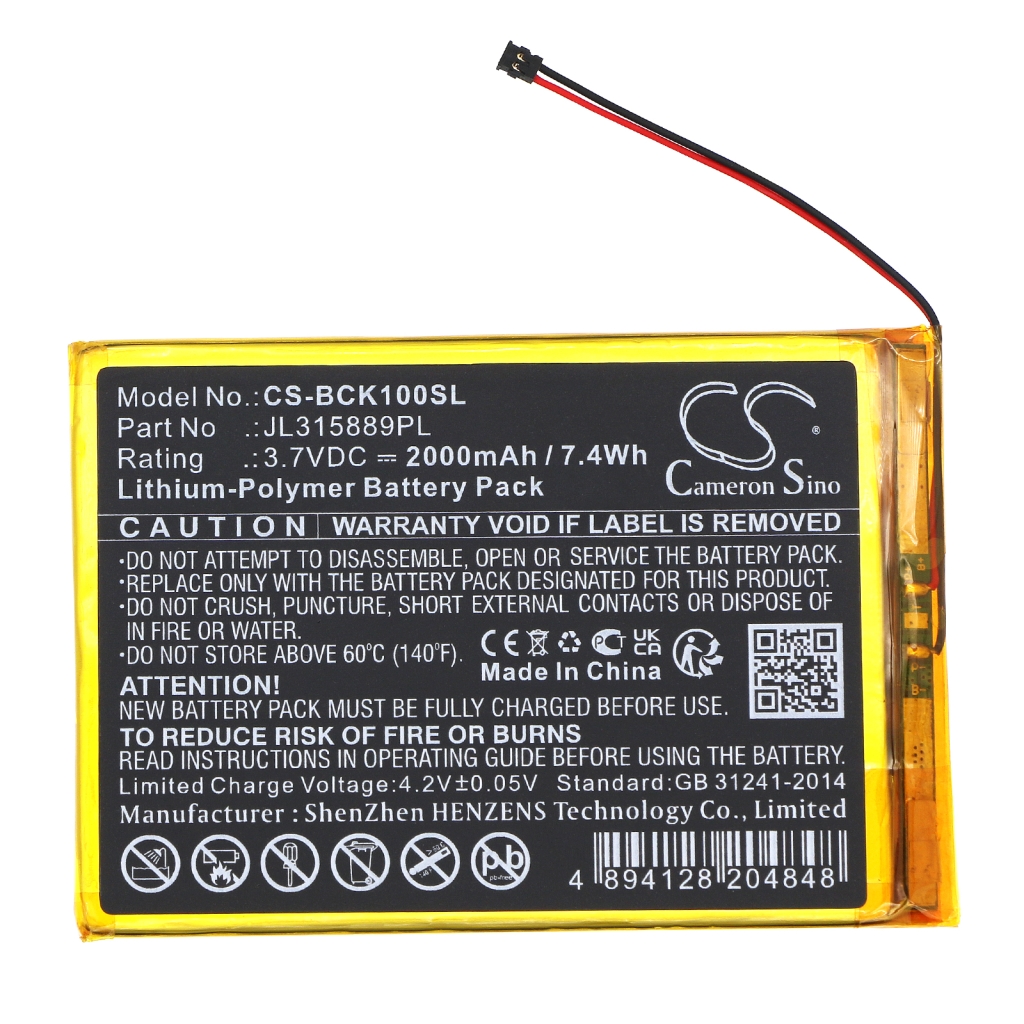Baterija za Ebook, eReader Bookeen CS-BCK100SL