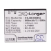 Li-ion baterija Cameron Sino CS-BKI368SL X-Longer 3,7V 850mAh, ravni prednji prikaz naljepnice
