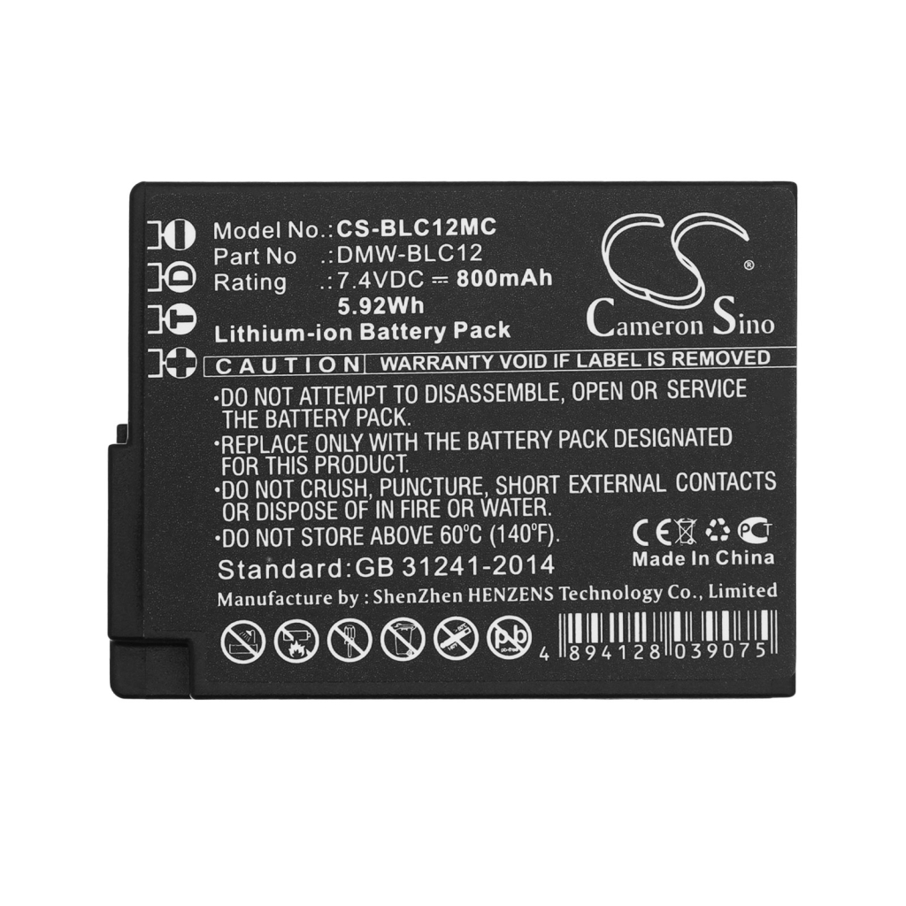 Battery for Panasonic Lumix DMC-GH2