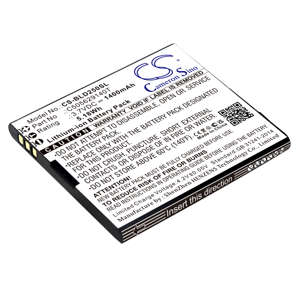 Baterija za mobilni telefon BLU CS-BLD250SL