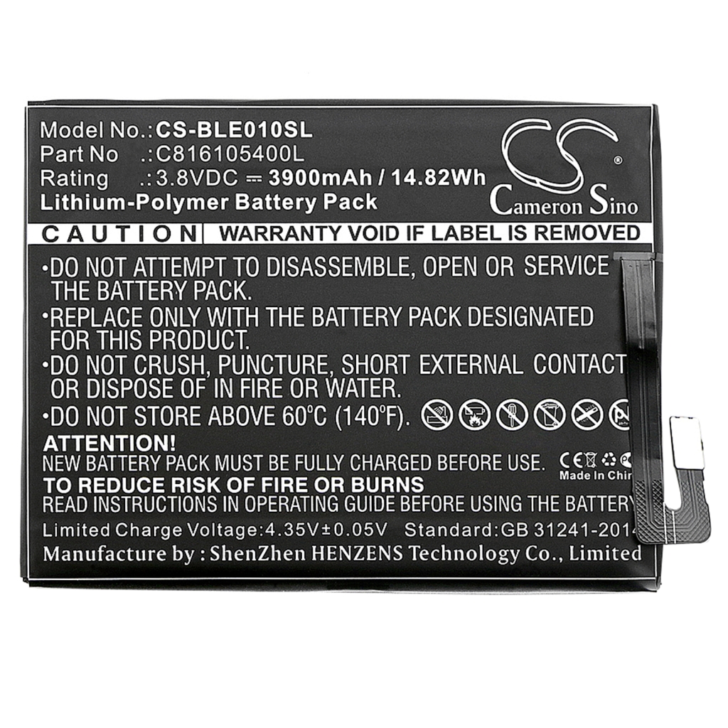 Baterija za mobilni telefon BLU E010Q