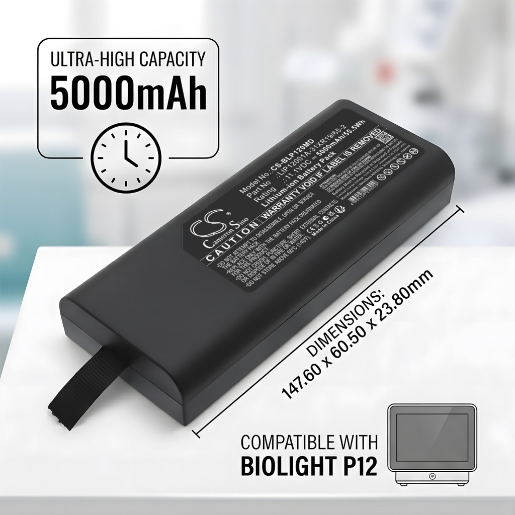 Baterija kompatibilno s Biolight CS-BLP120MD