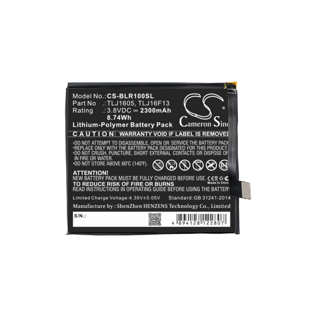 Baterija za mobilni telefon BLU Studio Touch (CS-BLR100SL)